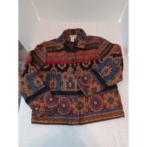 Coldwater Creek Tapestry Women's Jacket Sz PM pre-owned.